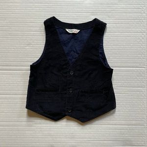 BEEBAY Boys Corduroy Vest Navy Size 3-4 YR